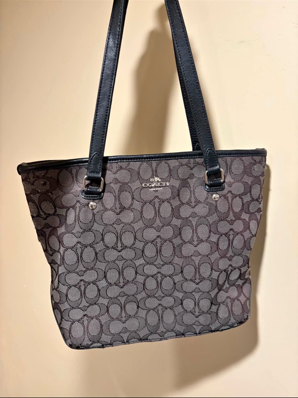 Coach Signature Canvas Tote